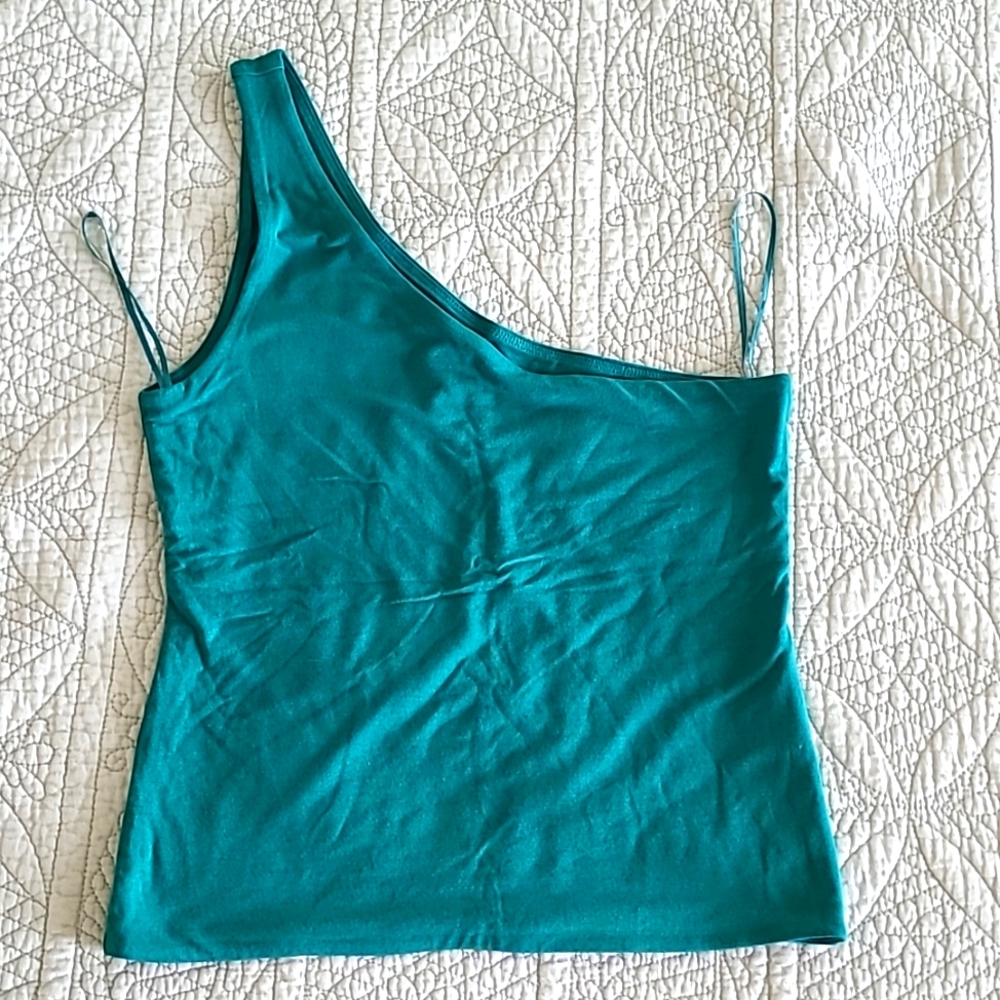 One-shoulder J. Crew Top MEDIUM